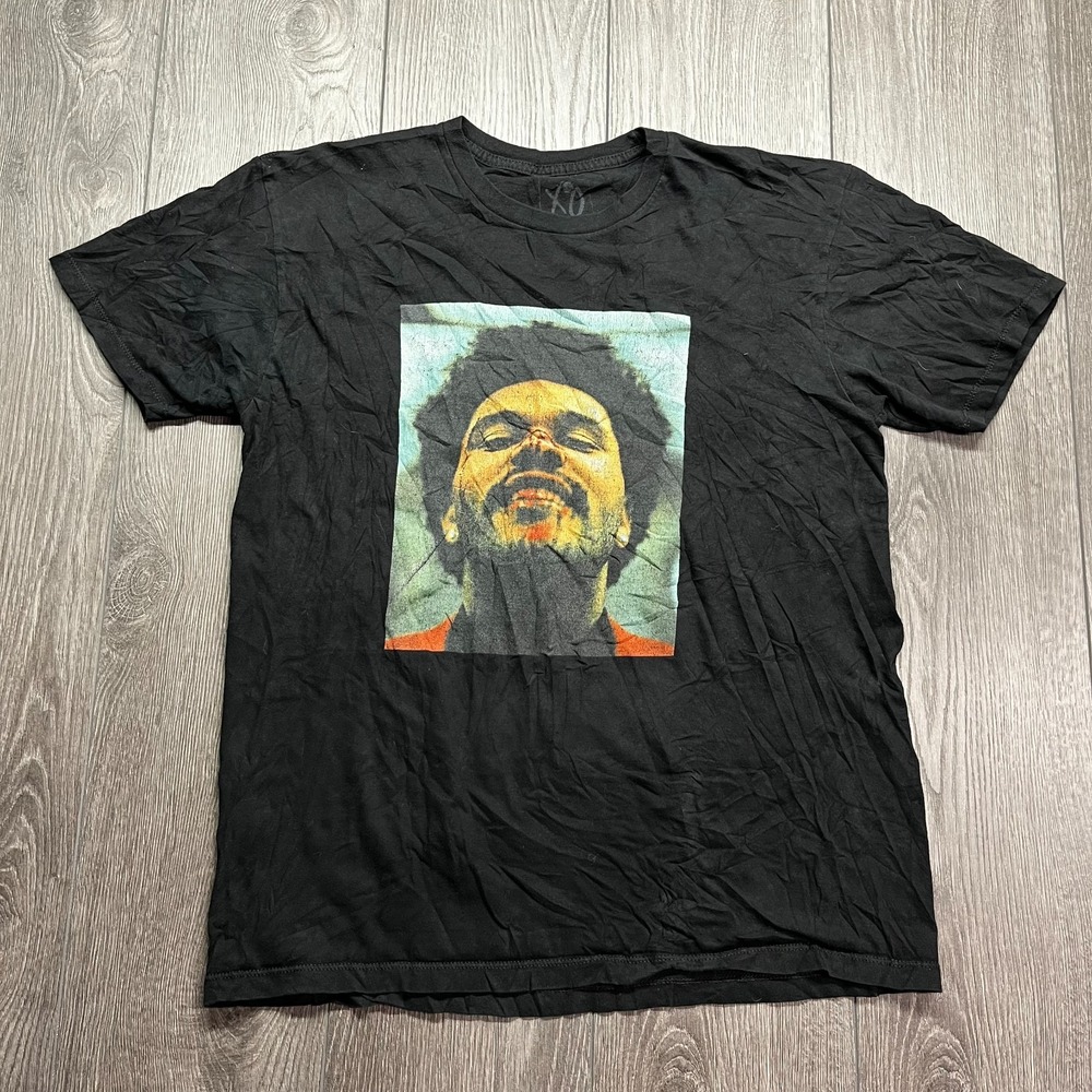 The Weekend After Hours XO Size Large Tour Shirt Black Bloody Drip Tee